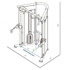 BodyKore Dual Adjustable Pulley System / Functional Trainer (MX1161)(Bodykore Dual Adjustable Pulley System Functional Trainer Mx1161) -Top Fitness Store bodykore dual adjustable pulley system functional trainer mx1161 426920