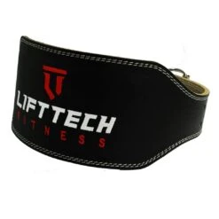 Lift Tech Fitness 6” Men's Padded Leather Belt(Lift Tech Fitness 6 Mens Padded Leather Belt)