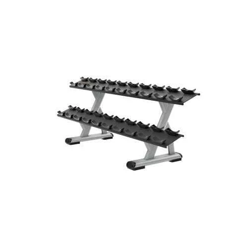 Precor Discovery Series 2-Tier, 10-Pair Dumbbell Rack (DBR0812)(Precor Discovery Series 2 Tier 10 Pair Dumbbell Rack Dbr0812) 4 Precor Discovery Series 2-Tier, 10-Pair Dumbbell Rack (DBR0812)(Precor Discovery Series 2 Tier 10 Pair Dumbbell Rack Dbr0812) - Image 2