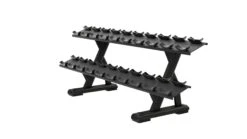 Precor Discovery Series 2-Tier, 10-Pair Dumbbell Rack (DBR0812)(Precor Discovery Series 2 Tier 10 Pair Dumbbell Rack Dbr0812)