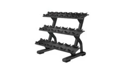 Precor Discovery Series 3 Tier, 10 Pair Dumbbell Rack (DBR0814)(Precor Discovery Series 3 Tier 10 Pair Dumbbell Rack Dbr0814)