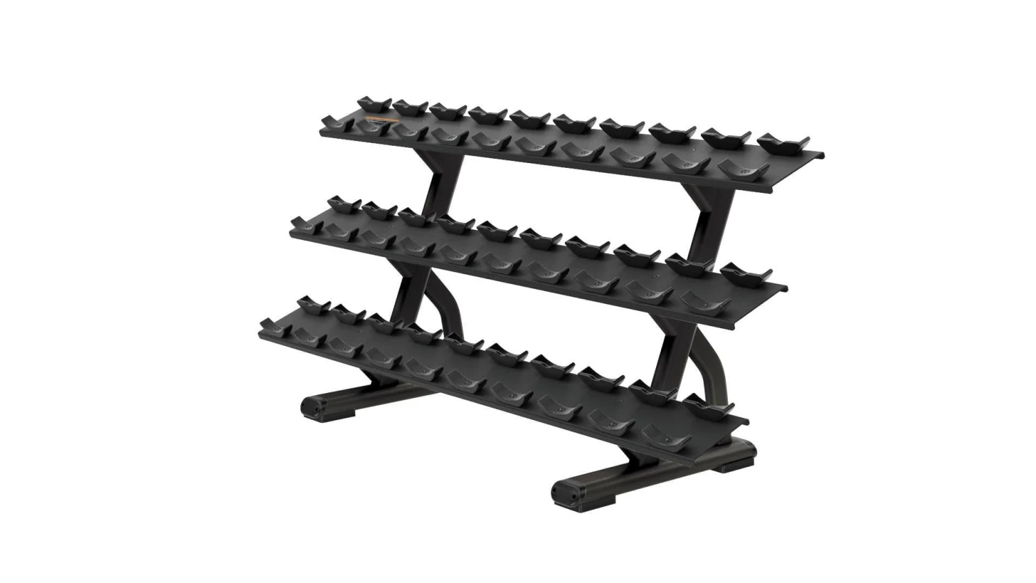Precor Discovery Series 3 Tier, 15 Pair Dumbbell Rack (DBR0815)(Precor Discovery Series 3 Tier 15 Pair Dumbbell Rack Dbr0815) 3 Precor Discovery Series 3 Tier, 15 Pair Dumbbell Rack (DBR0815)(Precor Discovery Series 3 Tier 15 Pair Dumbbell Rack Dbr0815)