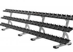 Precor Discovery Series 3 Tier, 15 Pair Dumbbell Rack (DBR0815)(Precor Discovery Series 3 Tier 15 Pair Dumbbell Rack Dbr0815) 7 Precor Discovery Series 3 Tier, 15 Pair Dumbbell Rack (DBR0815)(Precor Discovery Series 3 Tier 15 Pair Dumbbell Rack Dbr0815) - Image 5