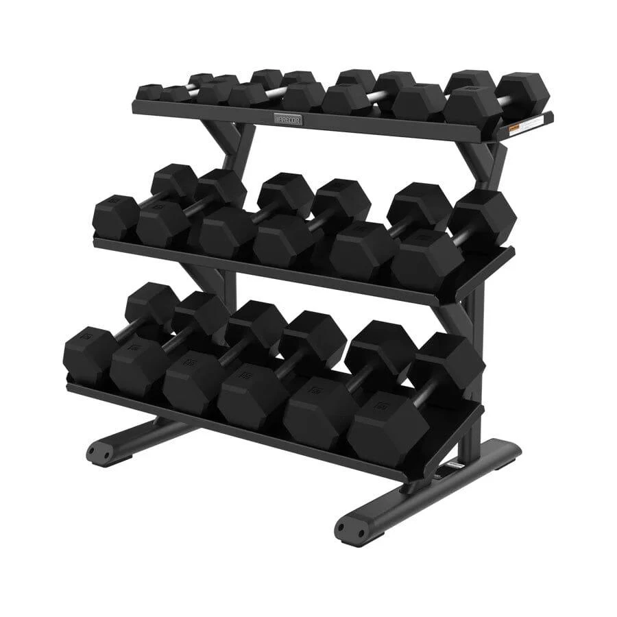 Precor Vitality Series 3-Tier, 10-Pair, Flat Tray Dumbbell Rack (VBR 6804)(Precor Vitality Series 3 Tier 10 Pair Flat Tray Dumbbell Rack Vbr 6804) 4 Precor Vitality Series 3-Tier, 10-Pair, Flat Tray Dumbbell Rack (VBR 6804)(Precor Vitality Series 3 Tier 10 Pair Flat Tray Dumbbell Rack Vbr 6804) - Image 2