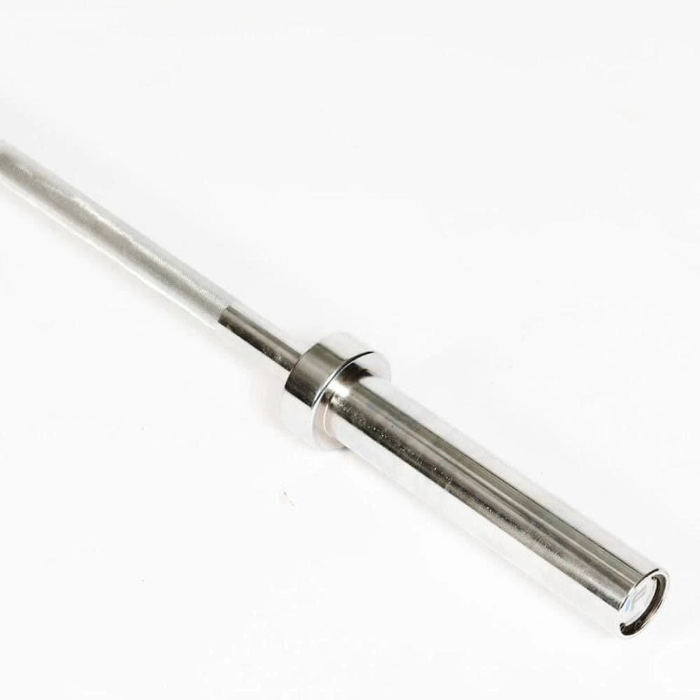 Top Fitness Olympic Bar 7ft - 1000lb Capacity (Chrome)(Top Fitness Olympic Bar 7ft 1000lb Capacity Chrome) 4 Top Fitness Olympic Bar 7ft - 1000lb Capacity (Chrome)(Top Fitness Olympic Bar 7ft 1000lb Capacity Chrome) - Image 2