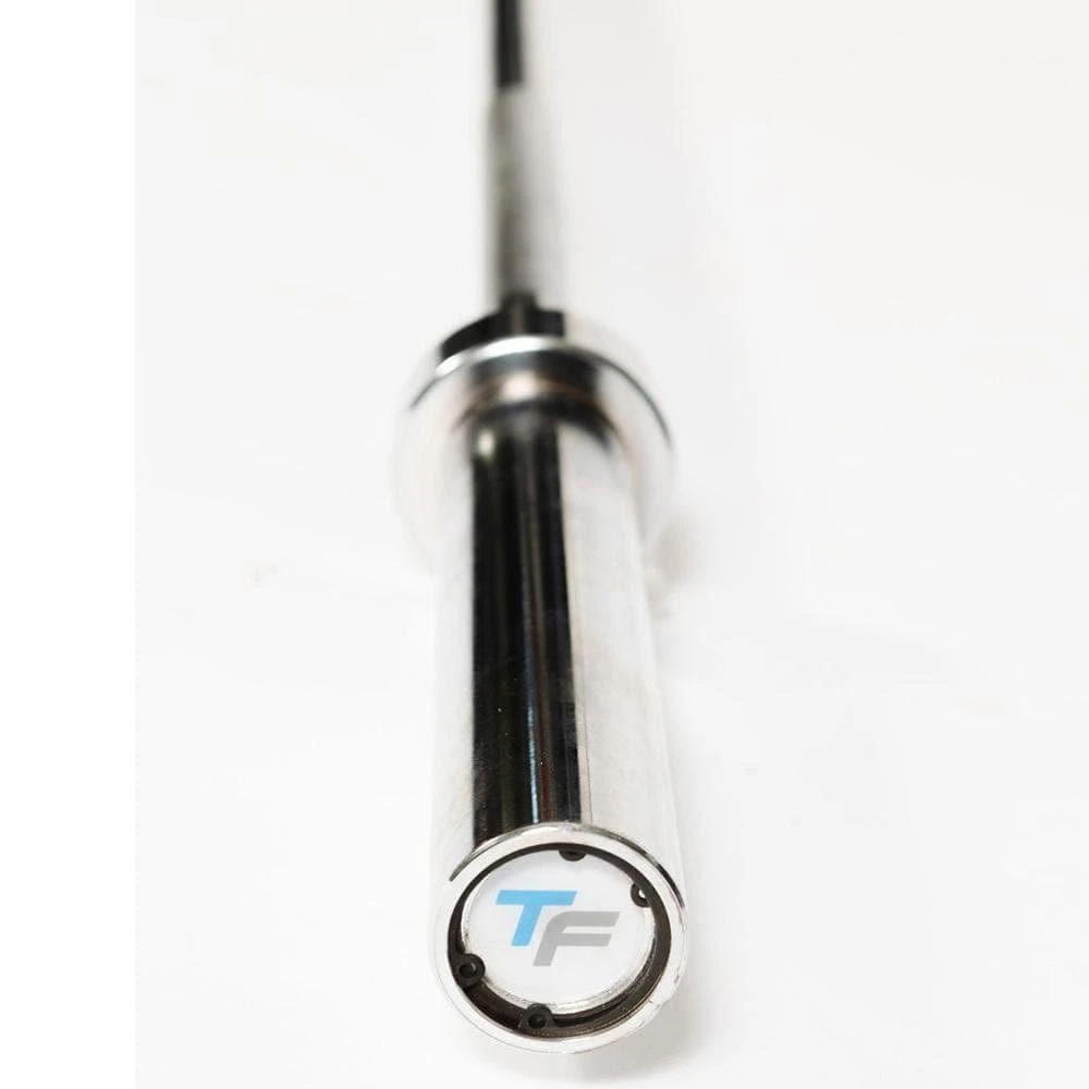 Top Fitness Olympic Bar 7ft - 1000lb Capacity (Chrome)(Top Fitness Olympic Bar 7ft 1000lb Capacity Chrome) 3 Top Fitness Olympic Bar 7ft - 1000lb Capacity (Chrome)(Top Fitness Olympic Bar 7ft 1000lb Capacity Chrome)