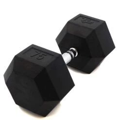 Top Fitness Rubber Hex Dumbbell(Rubber Hex Dumbbell) -Top Fitness Store top fitness rubber hex dumbbell 520501