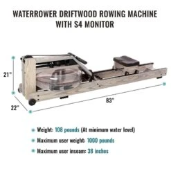 WaterRower Driftwood Rowing Machine(Waterrower Driftwood Rowing Machine) 12 WaterRower Driftwood Rowing Machine(Waterrower Driftwood Rowing Machine) -Top Fitness Store waterrower driftwood rowing machine 582194